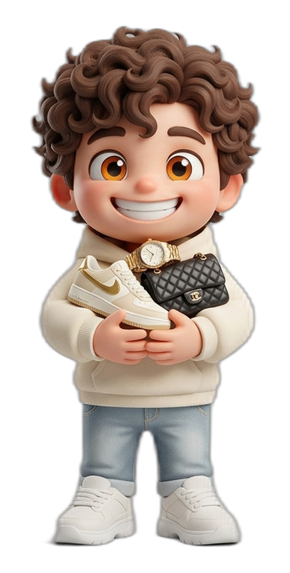 GRAILS mascot with a haul of grails