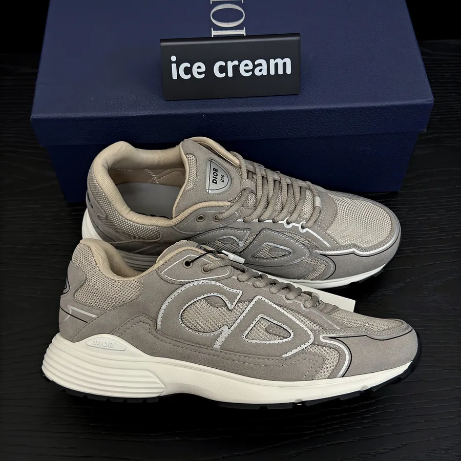 Dior B30 Sneaker Taupe Suede