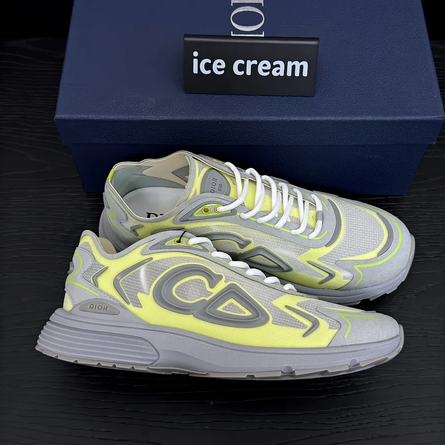 Dior B30 Sneaker Grey Neon Yellow