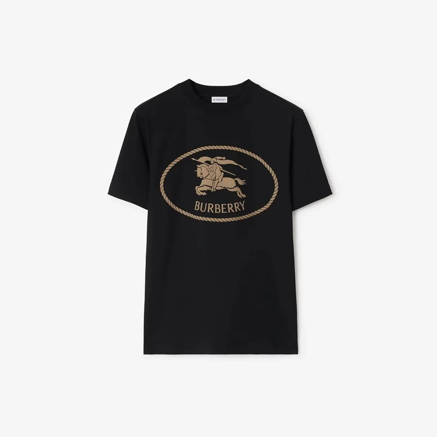 Burberry Equestrian Knight Tee Black
