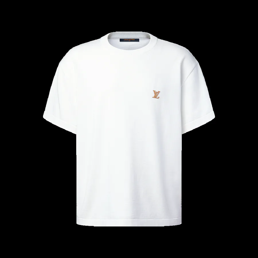 LV Monogram Logo Tee White