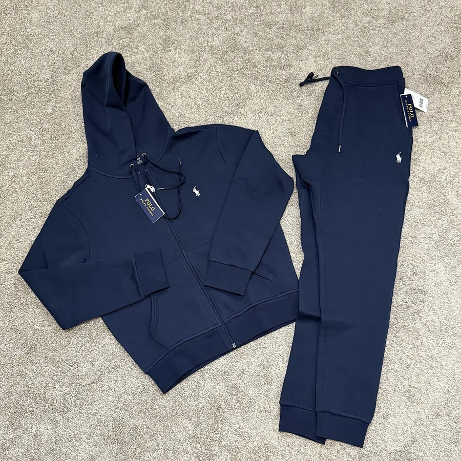 Polo Navy Hoodie & Jogger Set