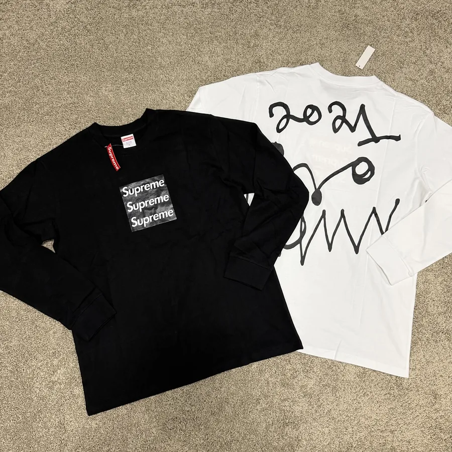Sup Asspizza Triple Box logo long sleeve