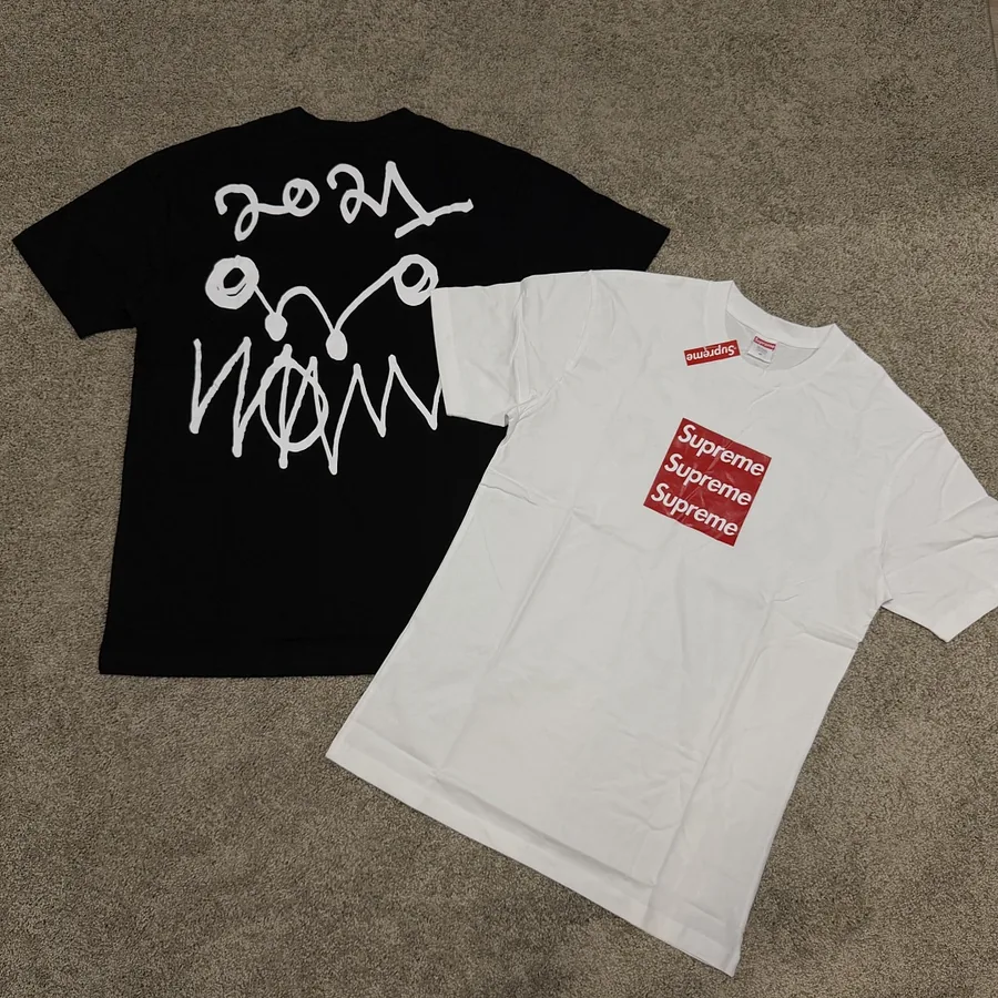 Sup Asspizza Triple Box logo tshirt tee