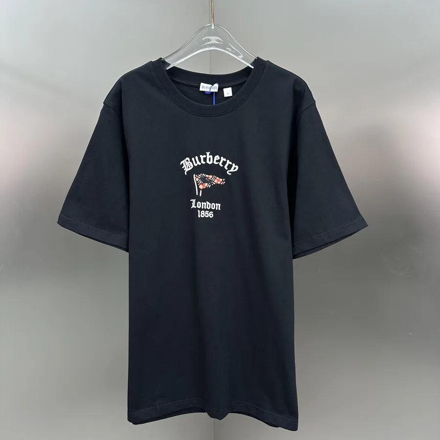 Burberry Check Logo Tee Black
