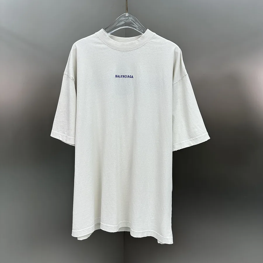 Balenciaga Logo Tee Cream