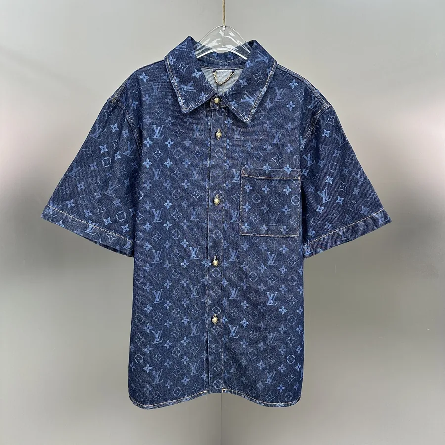 LV Monogram Denim Shirt