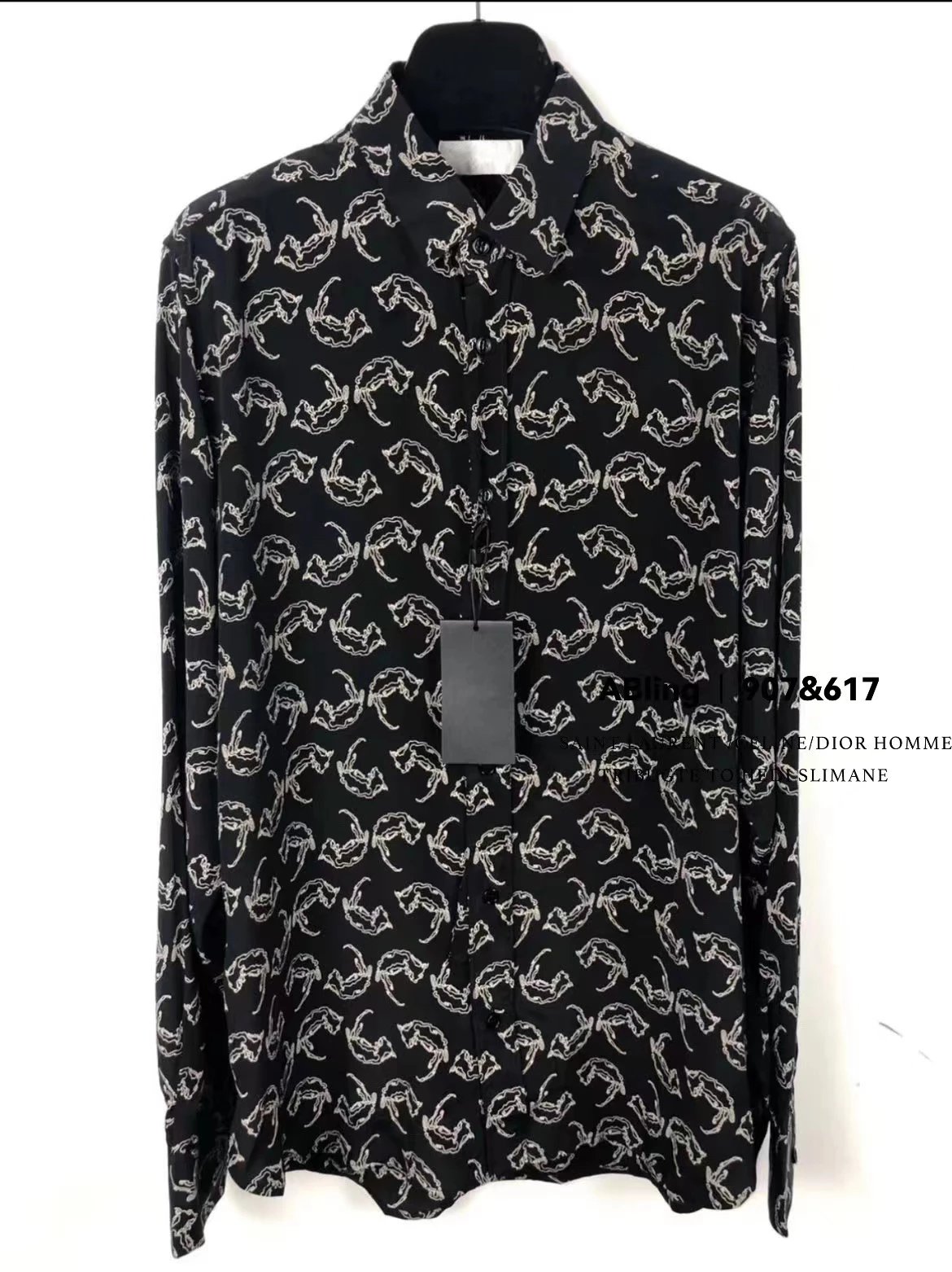 Saint Laurent Style OG Pixie Print Shirt