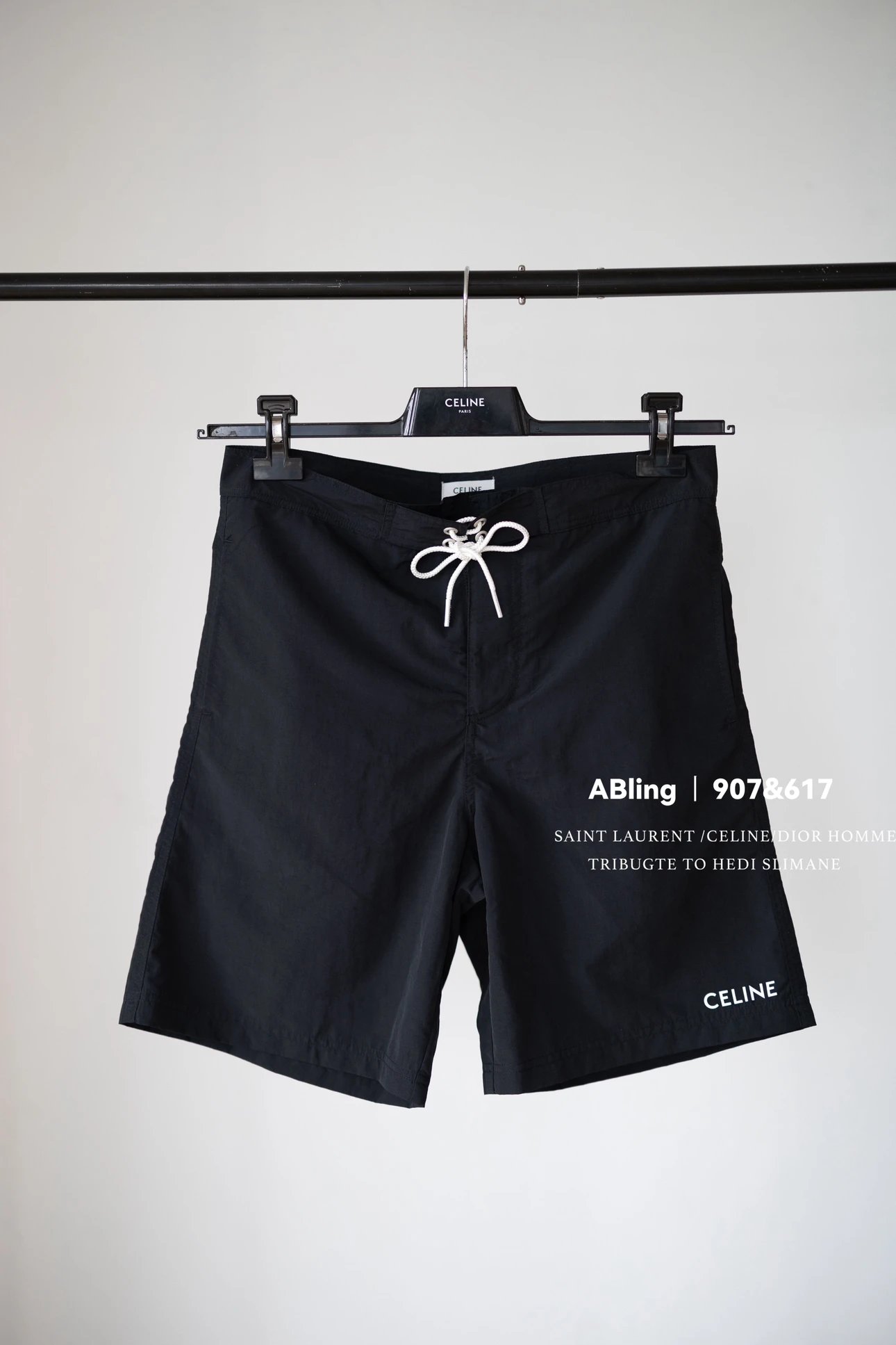 Celine Nylon Swim Shorts