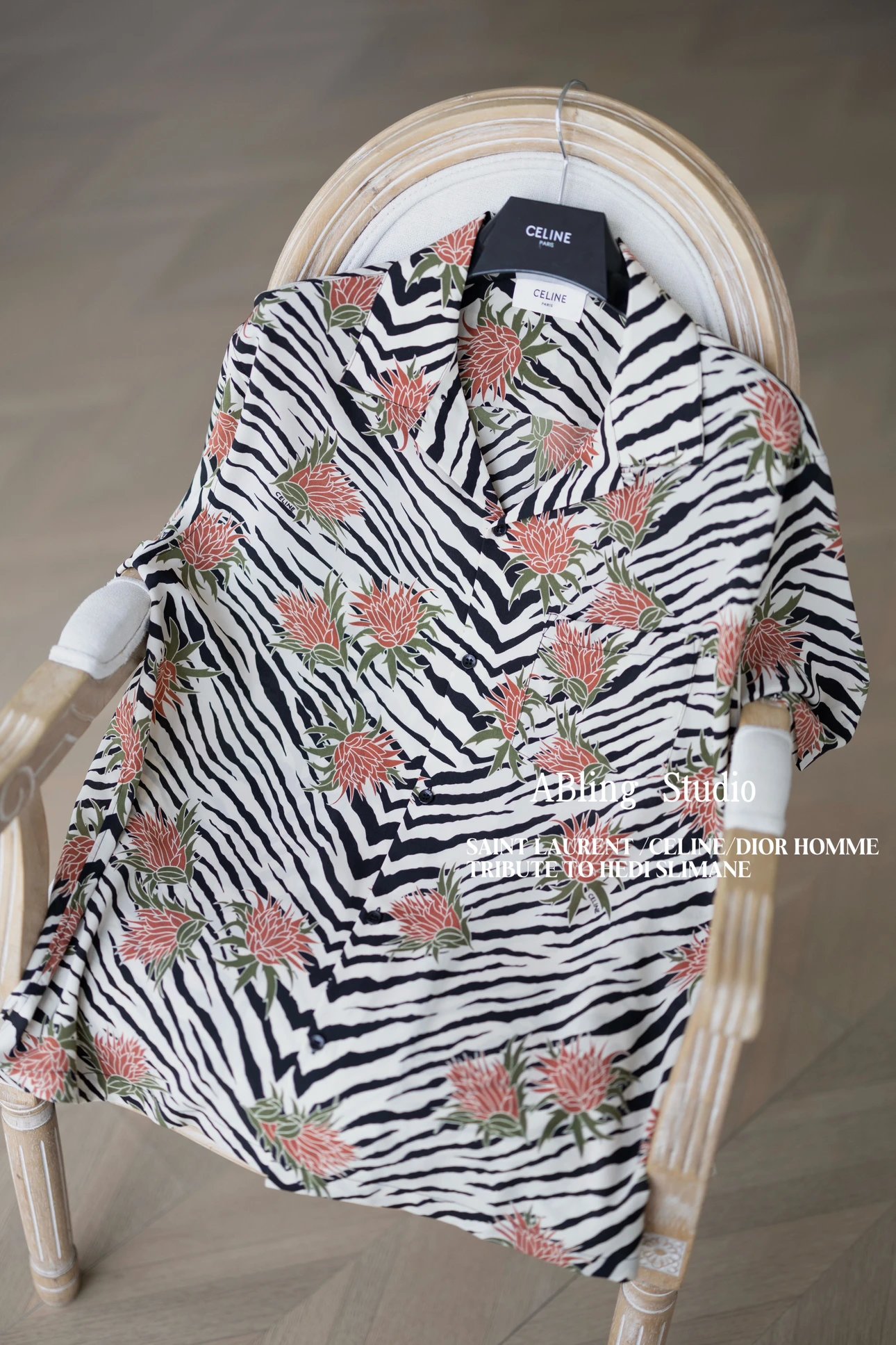Celine Floral Short Sleeve Shirt