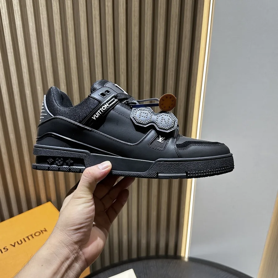 LV Trainer Sneaker Triple Black