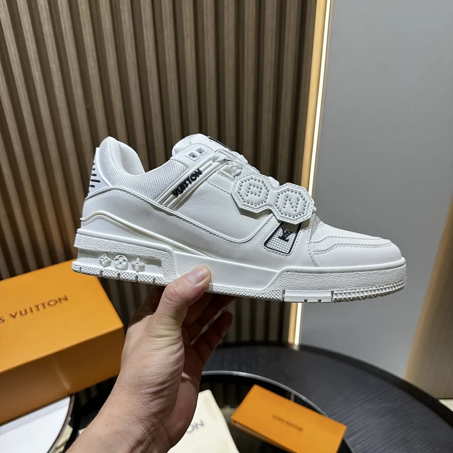 LV Trainer Sneaker White Monogram