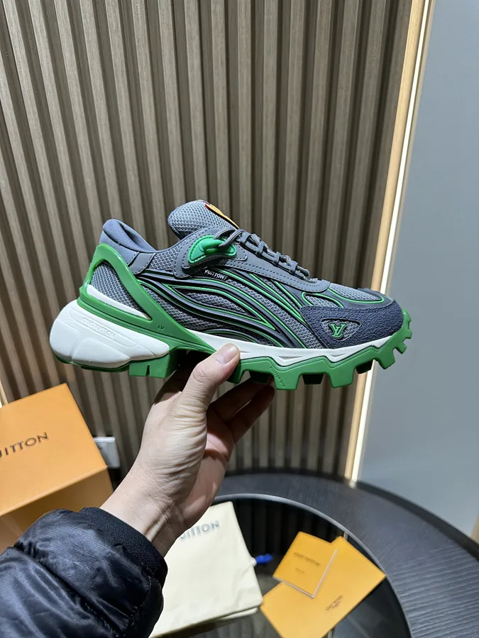 LV Trail Sneaker Grey Green