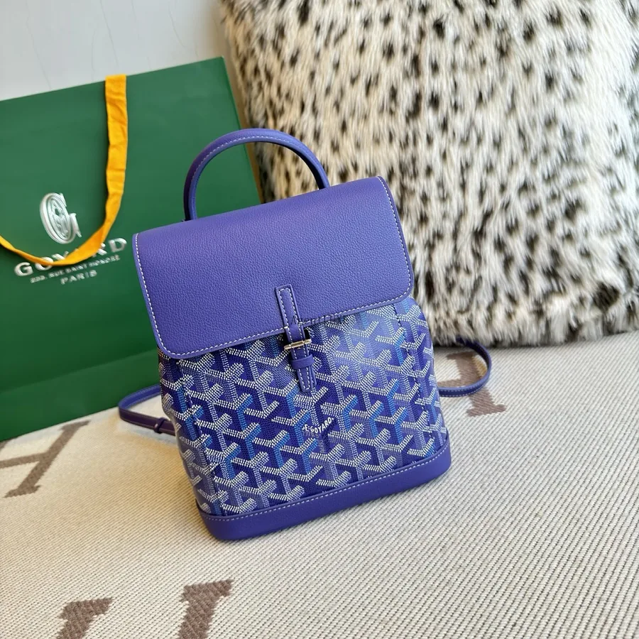 Goyard Flot Mini Backpack Purple