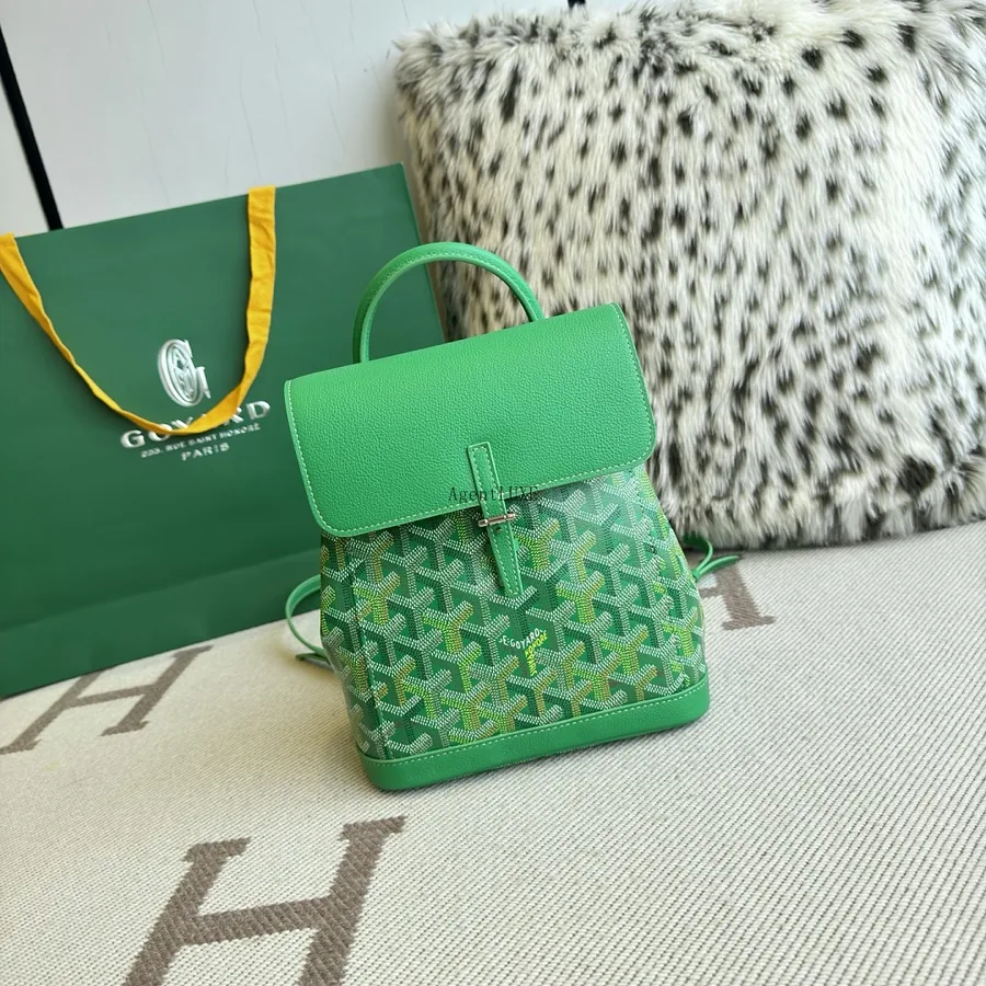 Goyard Flot Mini Backpack Green