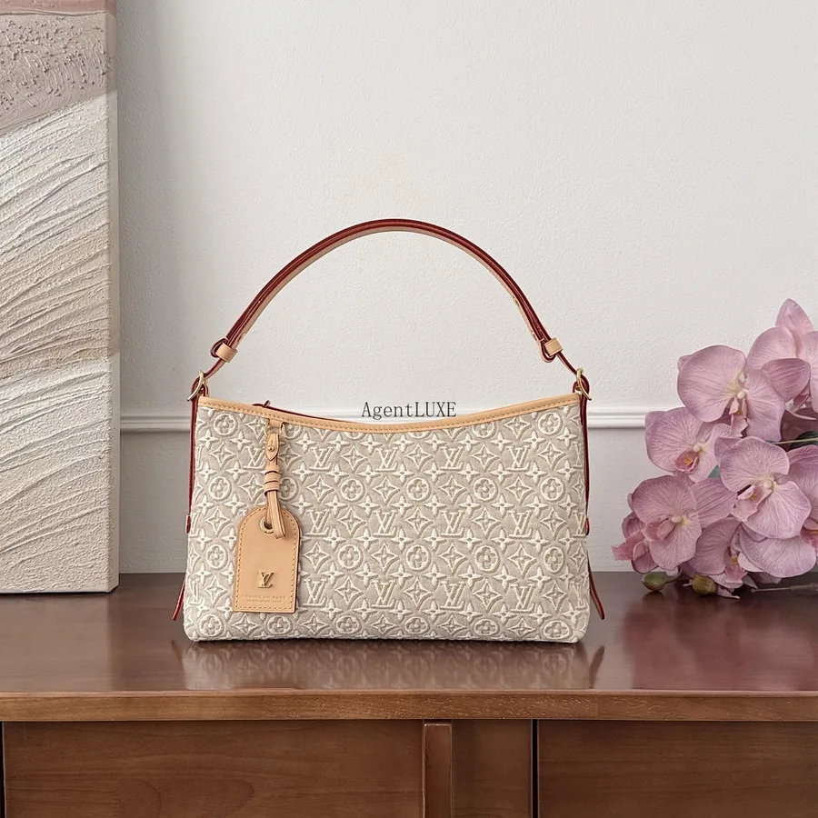 LV Monogram Jacquard Denim Pochette Grey