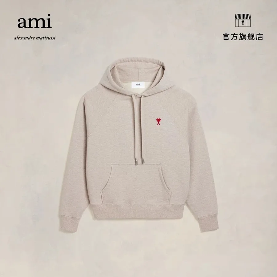 AMI Paris Small Logo Hoodie