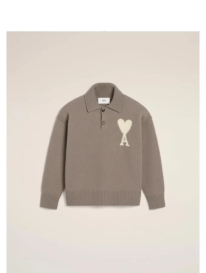 AMI Paris Alpaca Button Sweater
