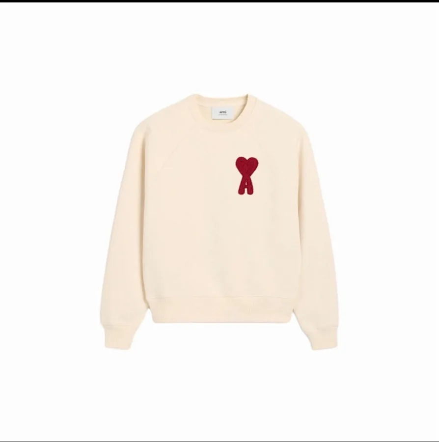 AMI Paris Ami de Coeur Crewneck Sweatshirt