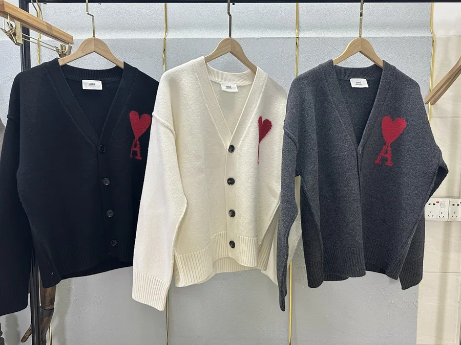 AMI Paris Cardigan Sweater