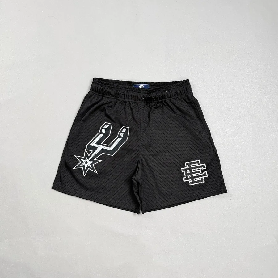 Eric Emanuel EE Spurs Shorts Black