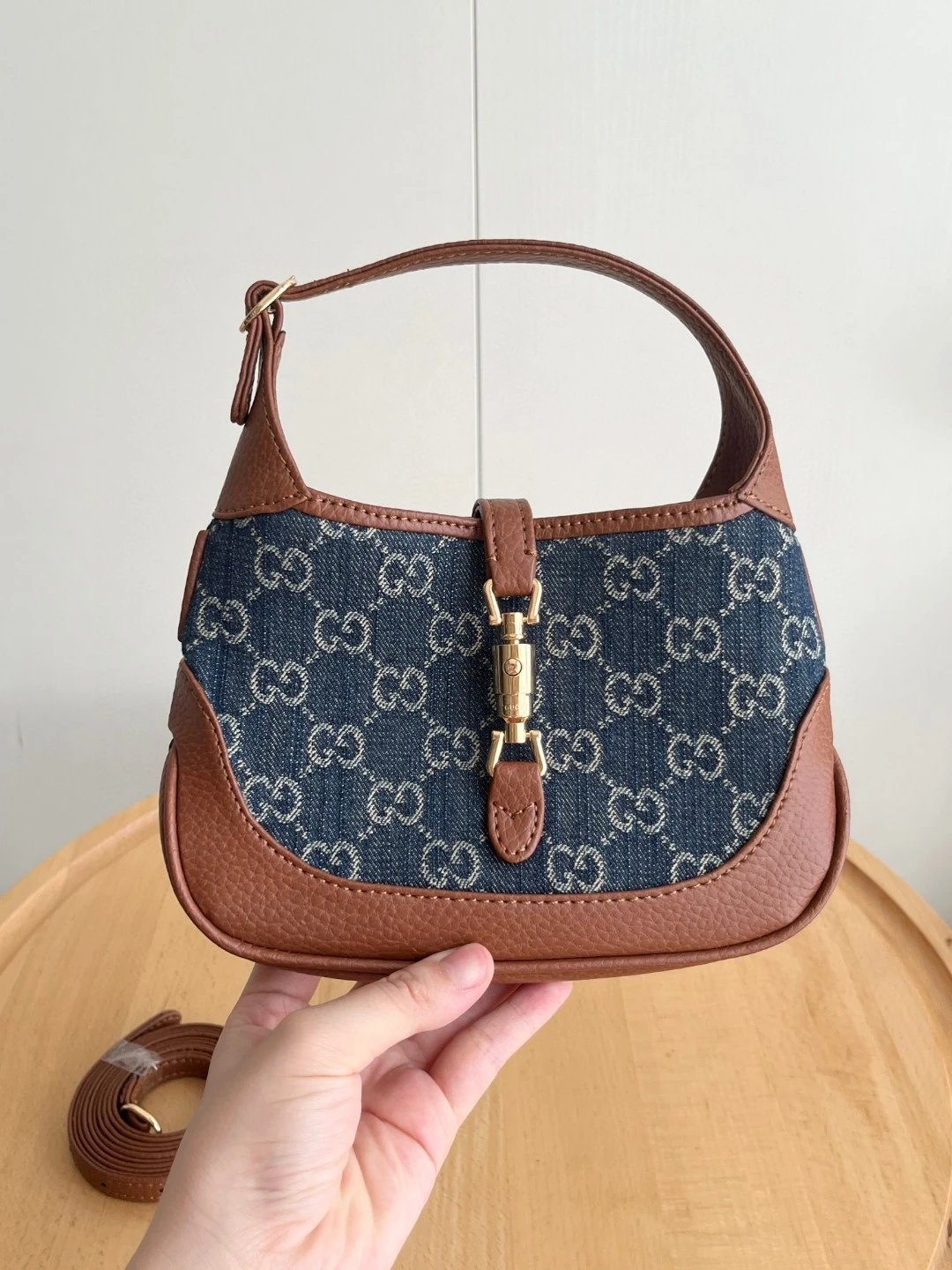 Gucci Mini Jackie Blue Denim Bag