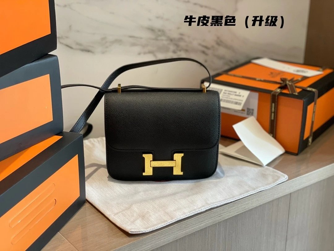 Hermes Constance Leather Shoulder Bag