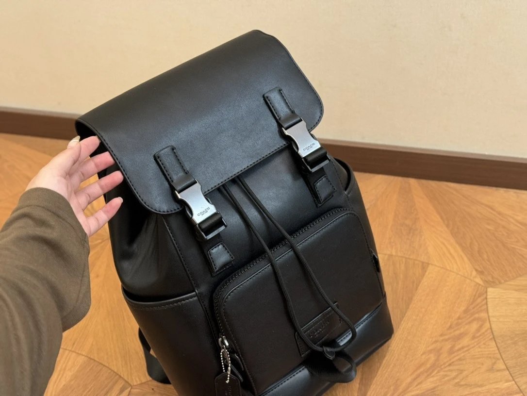 Coach Leather Backpack