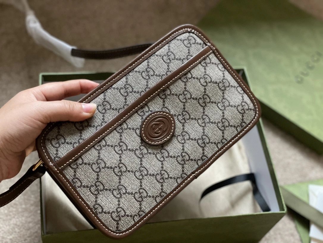 Gucci Monogram Camera Bag