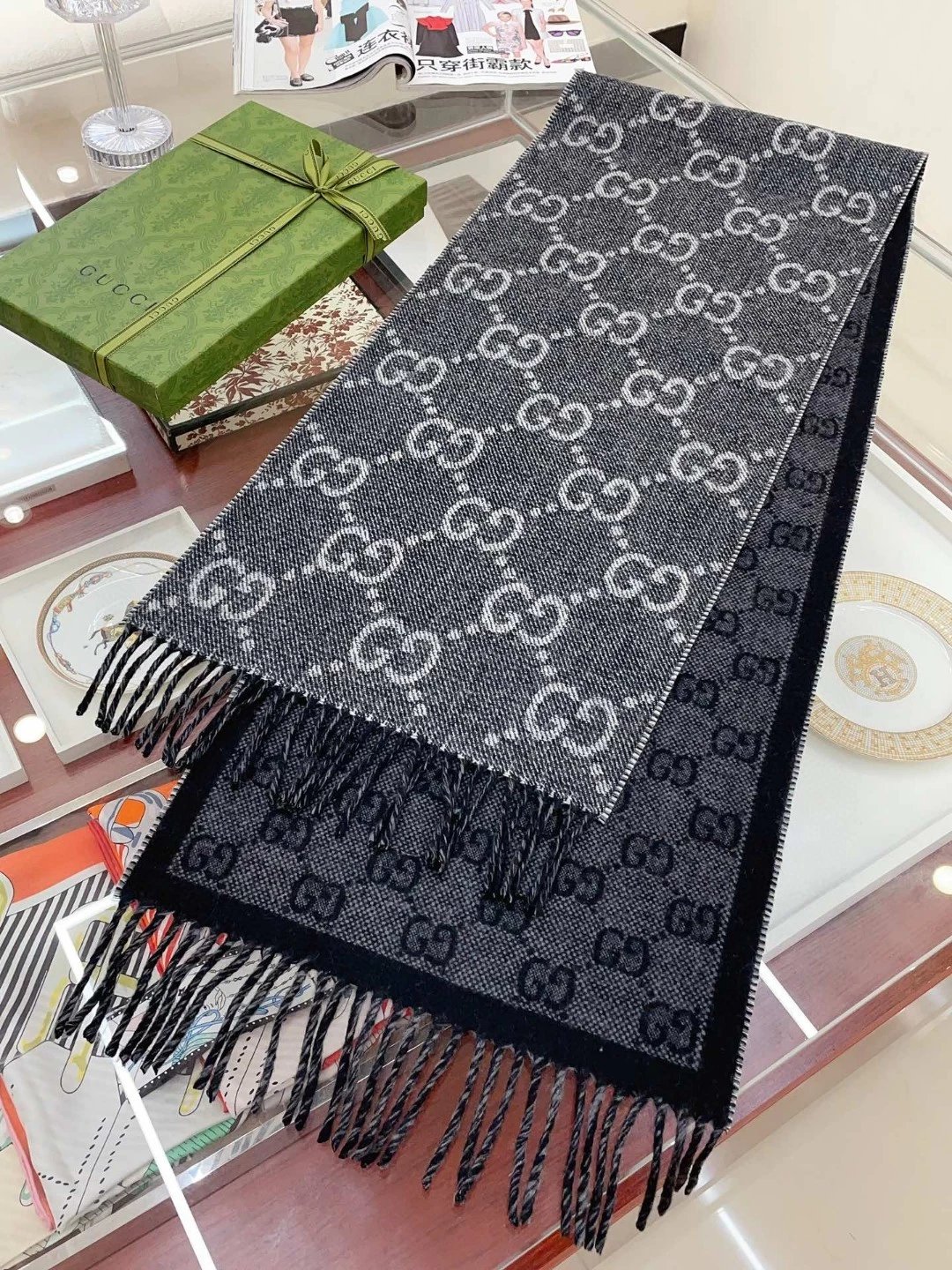 Gucci GG Cashmere Scarf