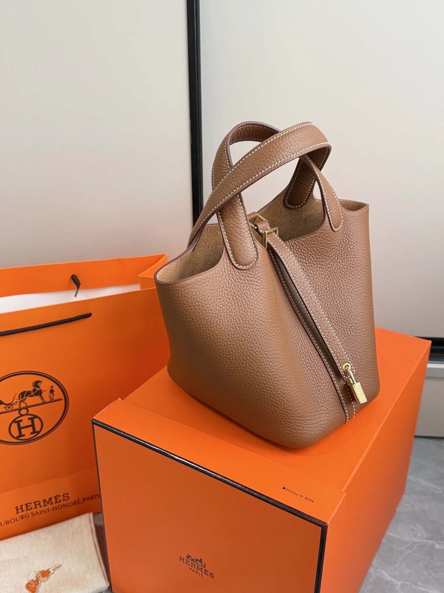Hermes Garden Party Handmade Leather Tote