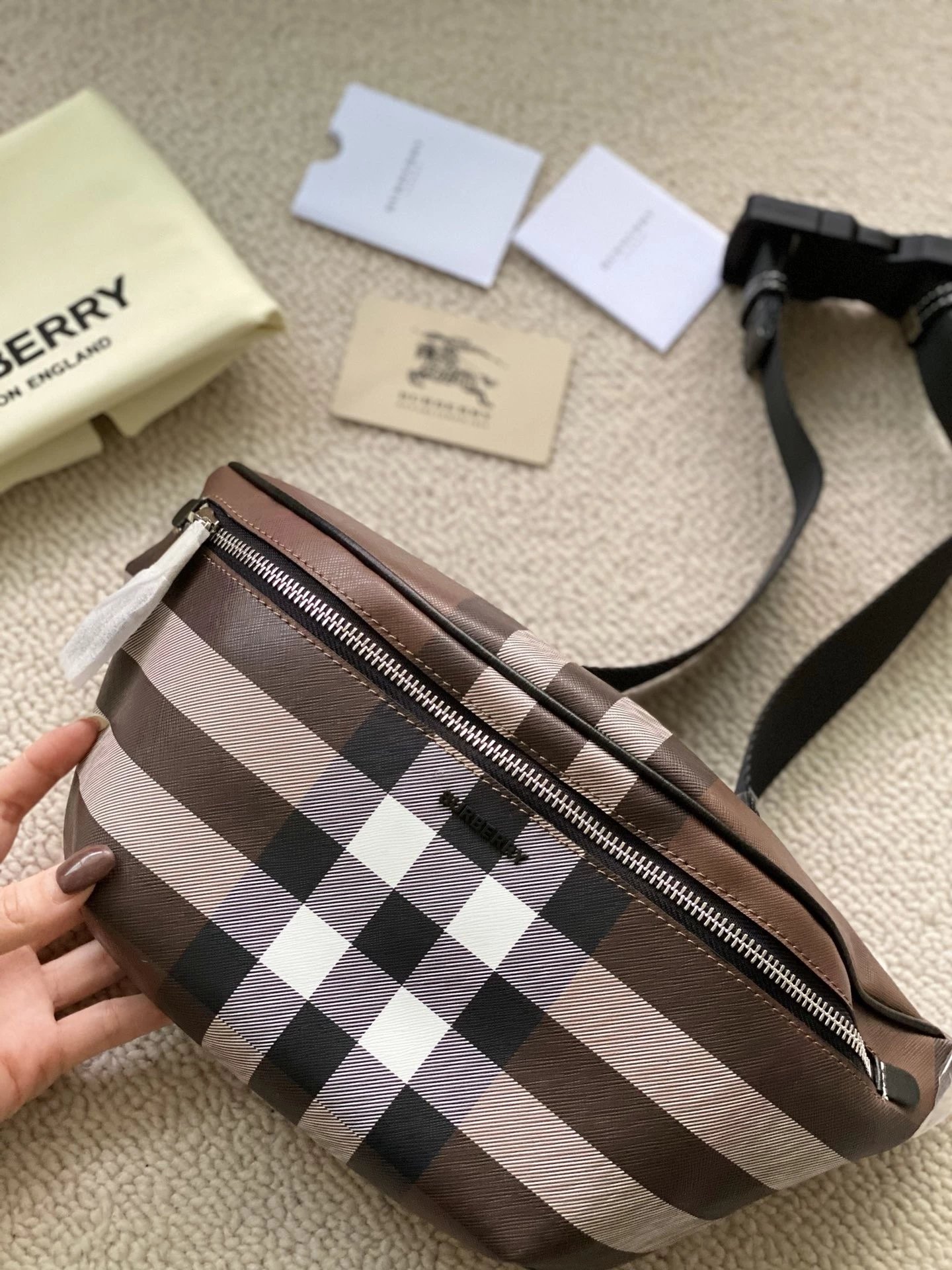 Burberry Check Belt Bag