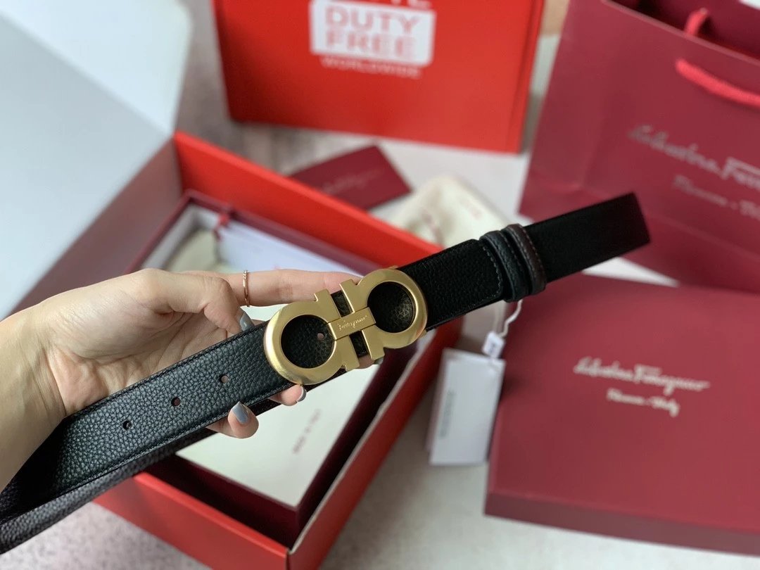 Ferragamo 3.8cm Leather Belt