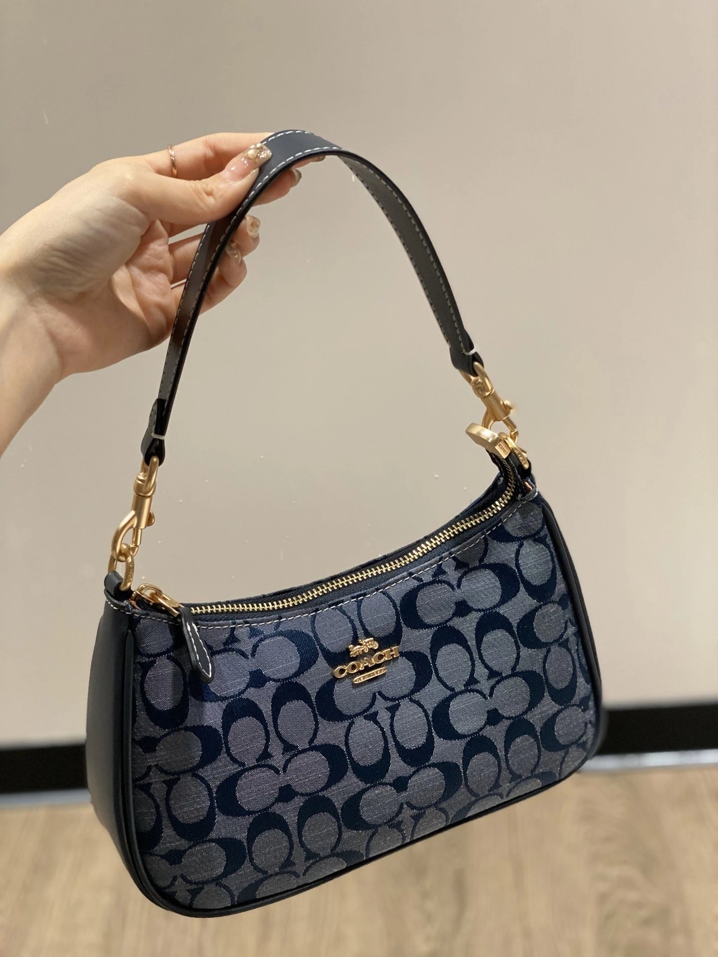 Coach Chambray Shoulder Bag