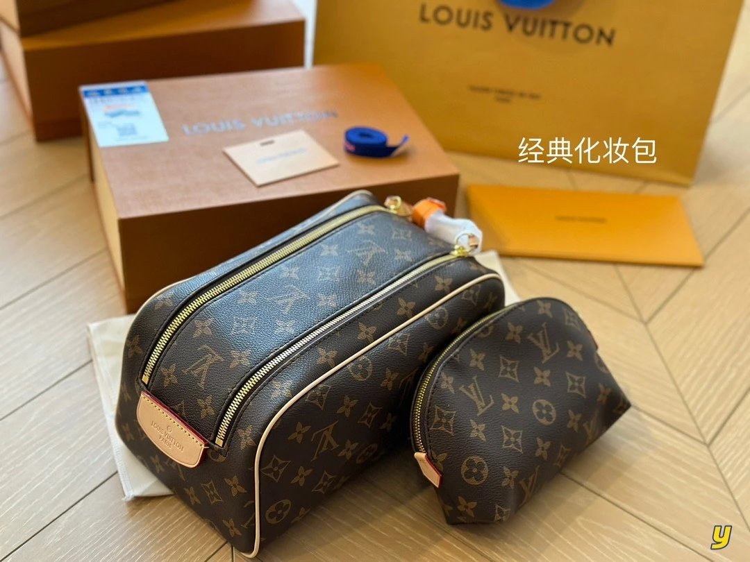 Toiletry and Cosmetic Pouch Bag