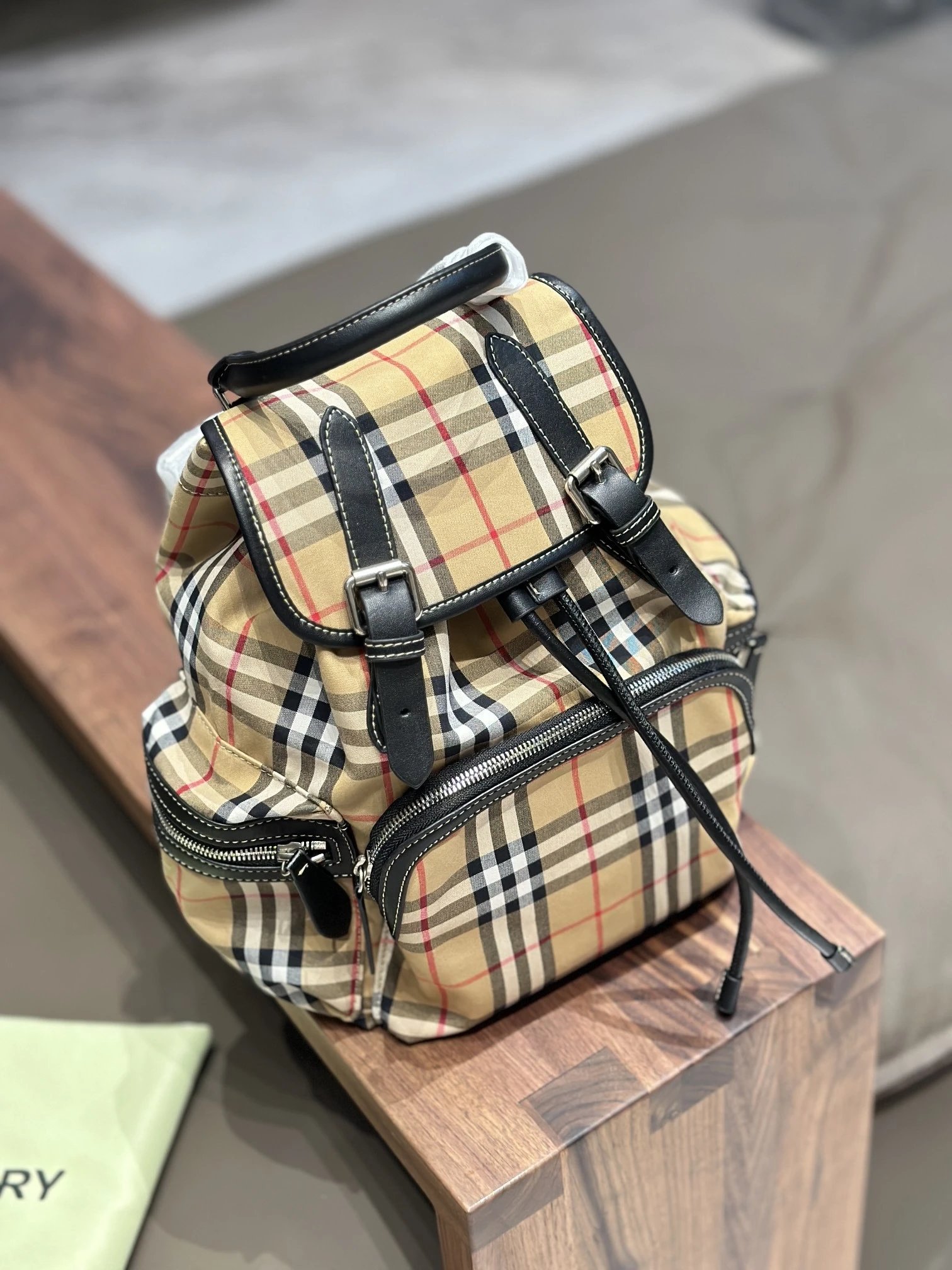 Burberry Canvas Rucksack Backpack