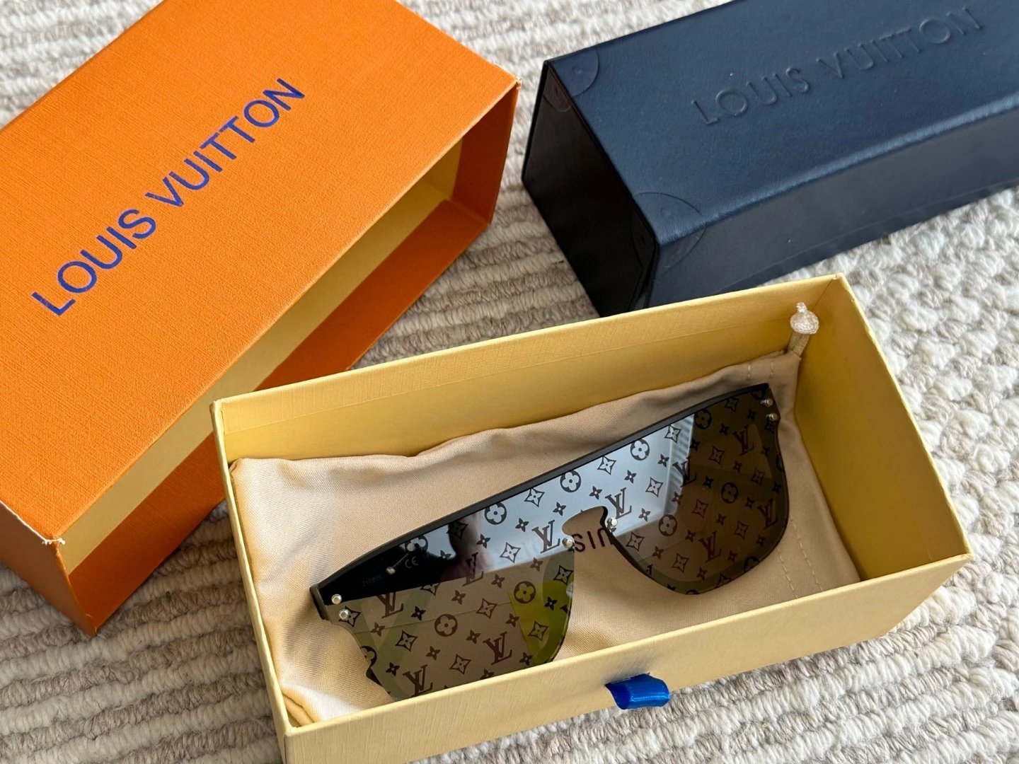 Louis Vuitton Monogram Print Sunglasses