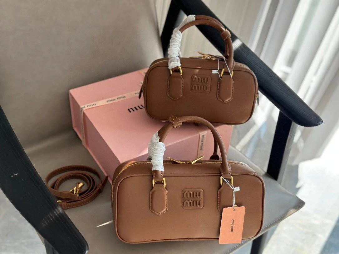 Miu Miu Bowling Briefcase Tote Bag