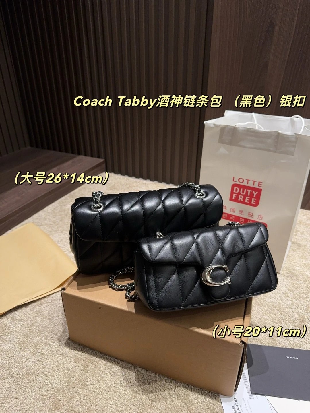 Coach Tabby Chain Flap Shoulder Bag