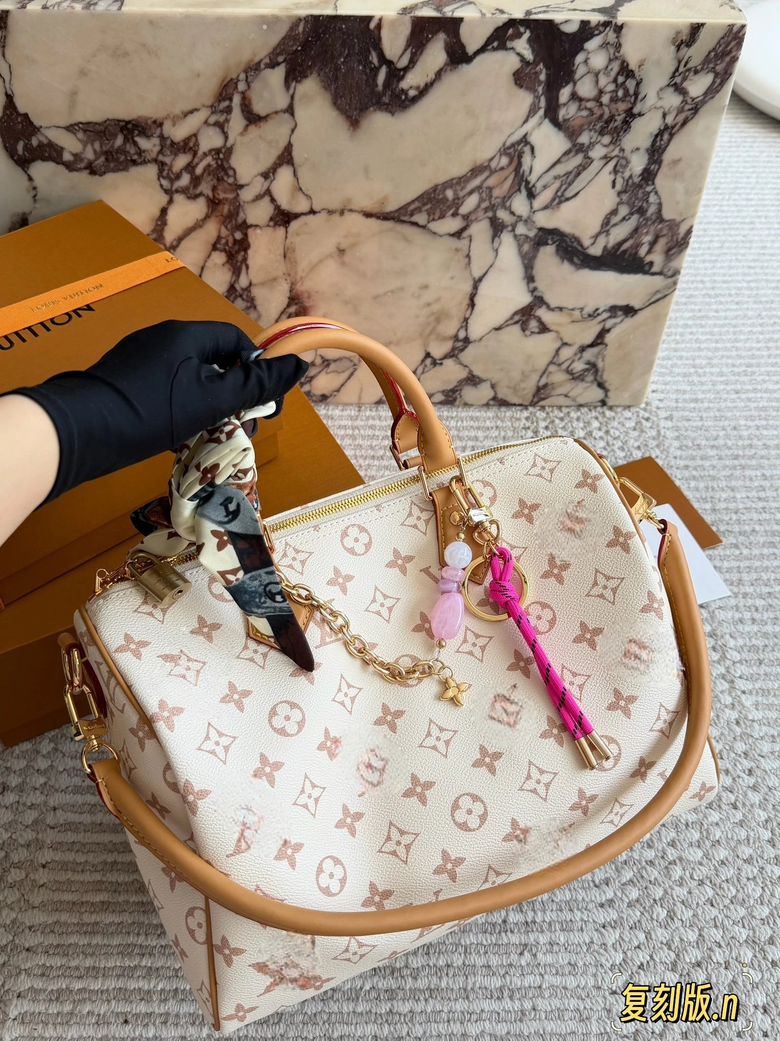 Louis Vuitton Vintage Speedy 30 Dune Bag