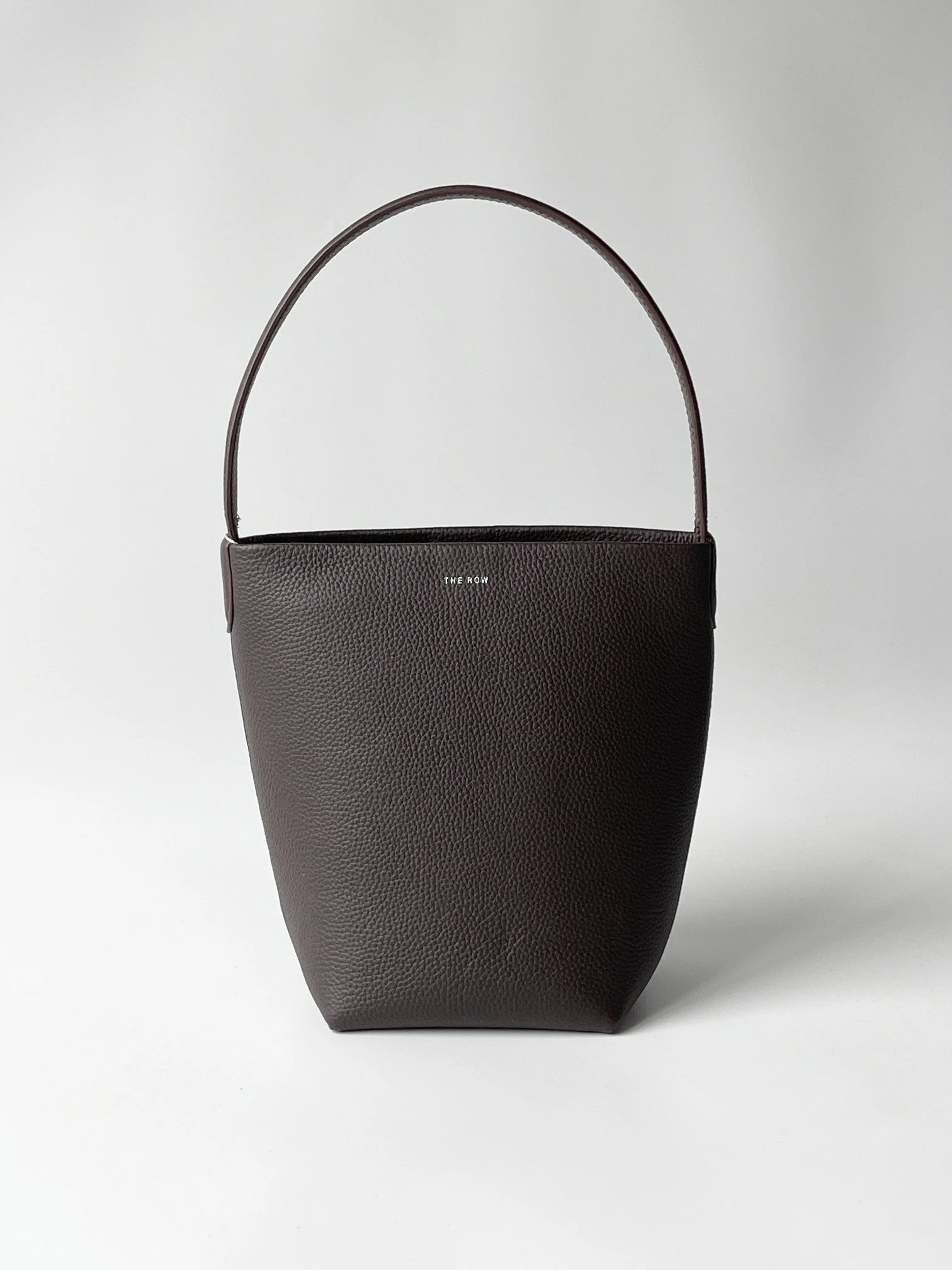 The Row Leather Bucket Shoulder Bag