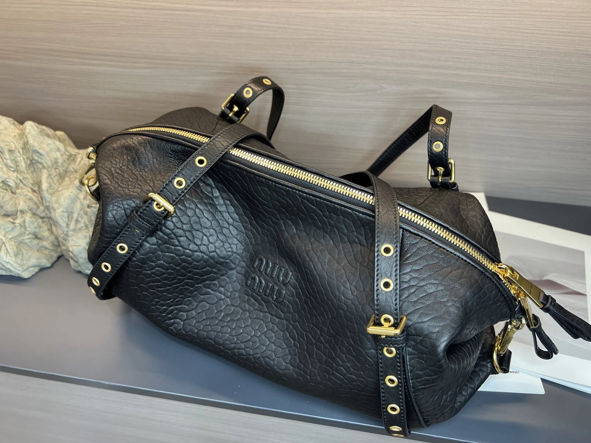 Miu Miu Leather Tote Bag