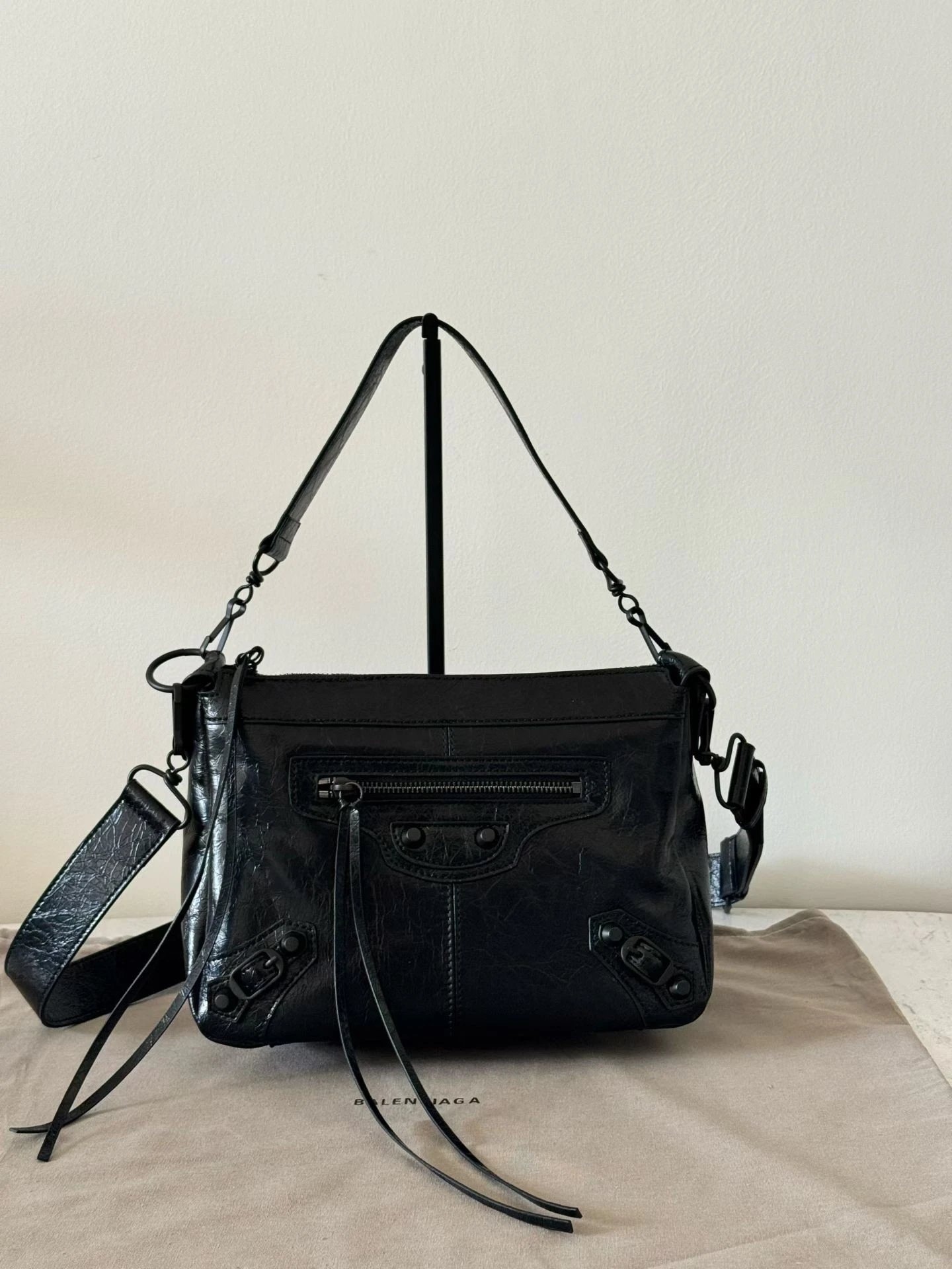 Balenciaga Le City Moto Tote Bag