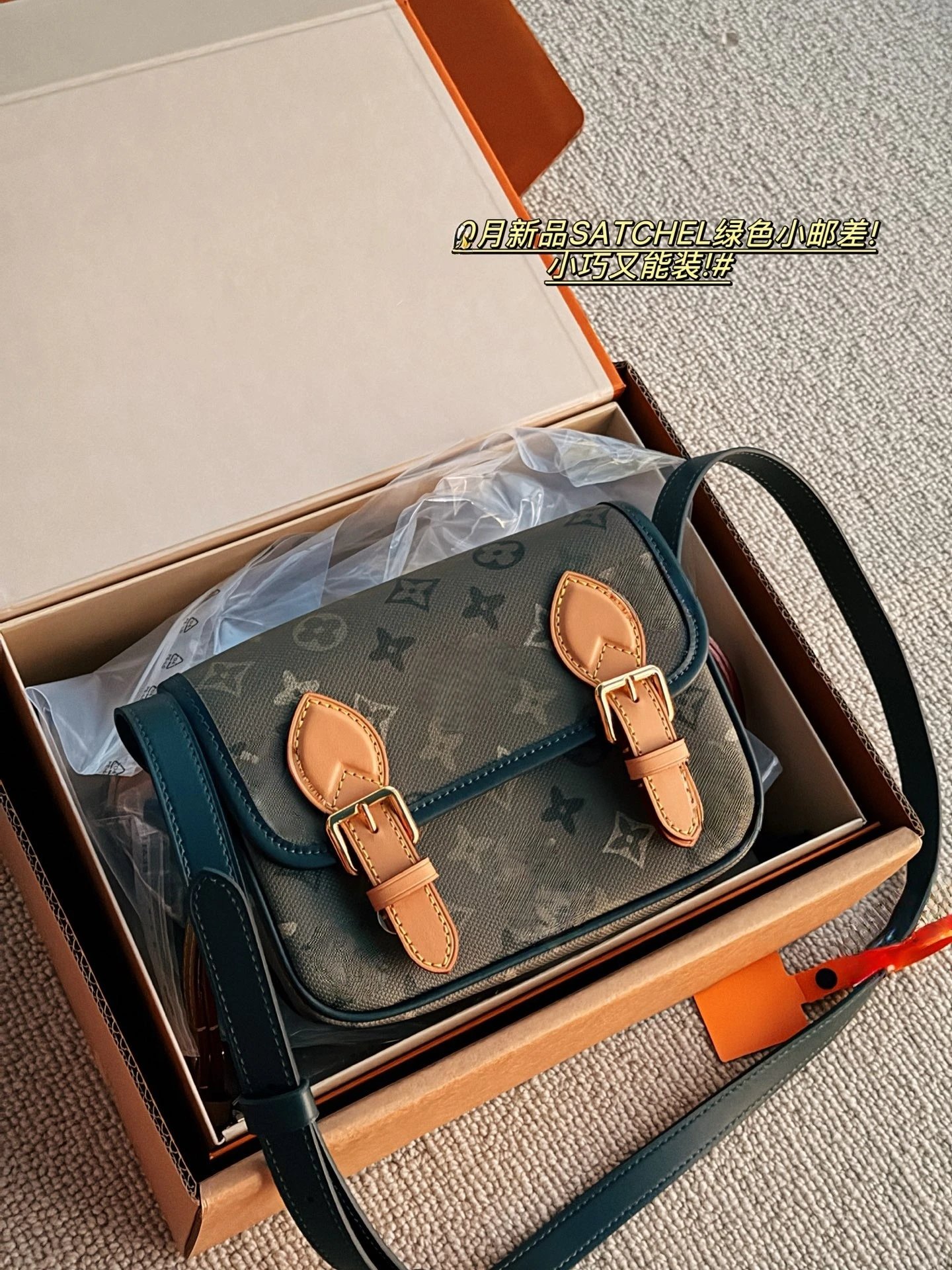 Small Satchel Messenger Bag