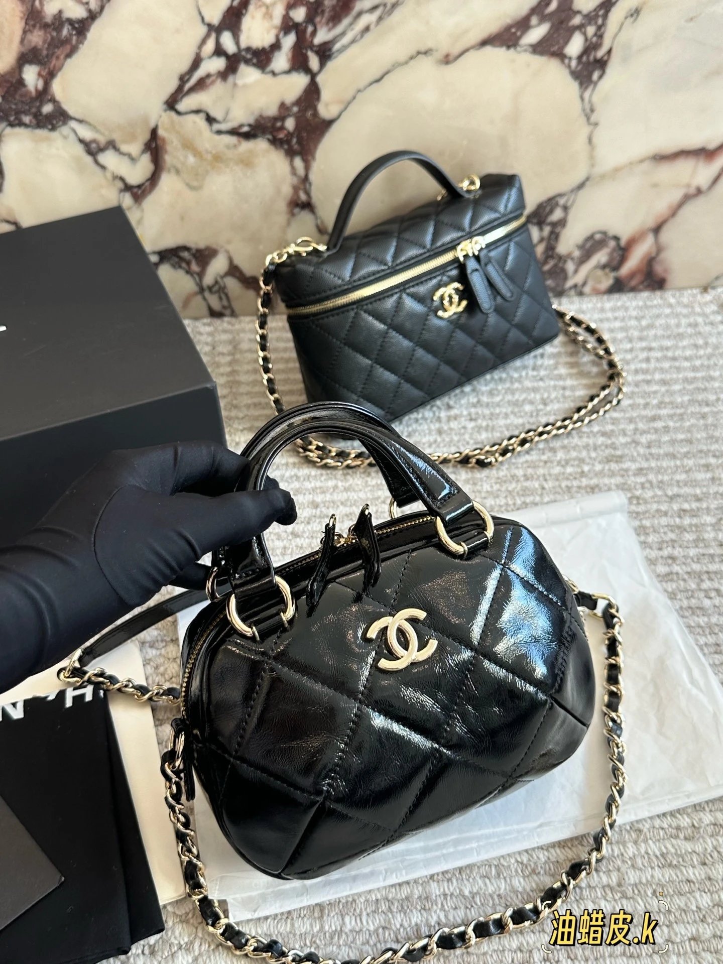 Chanel Mini Shell Shoulder Bag