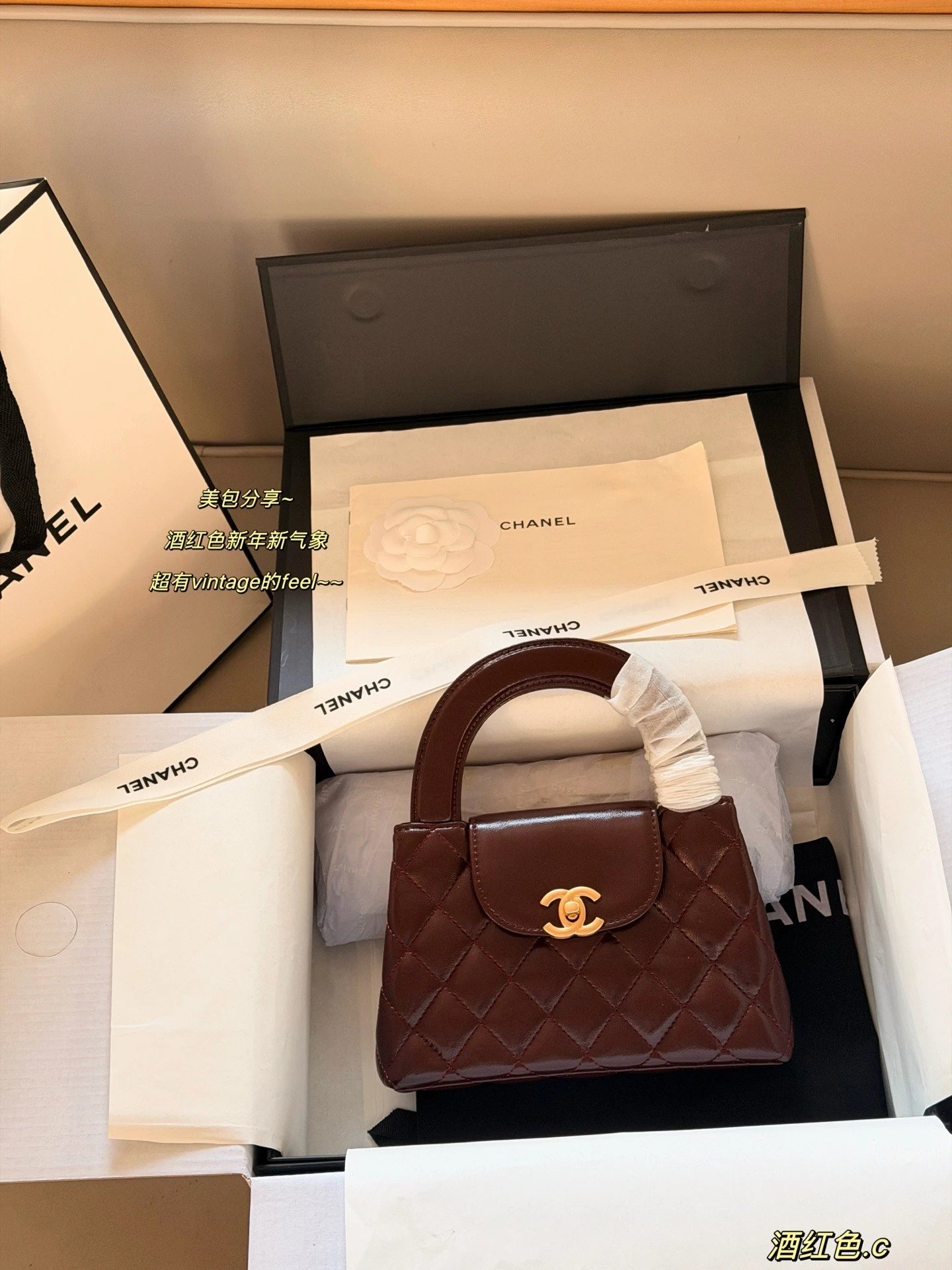 Chanel Top Handle Chain Bag
