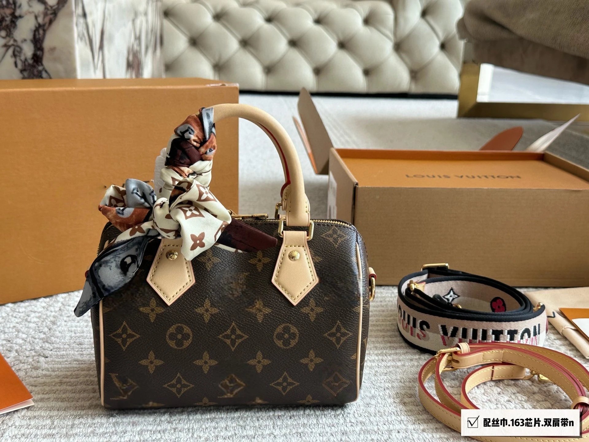 Louis Vuitton Monogram Speedy 20 Pillow Bag