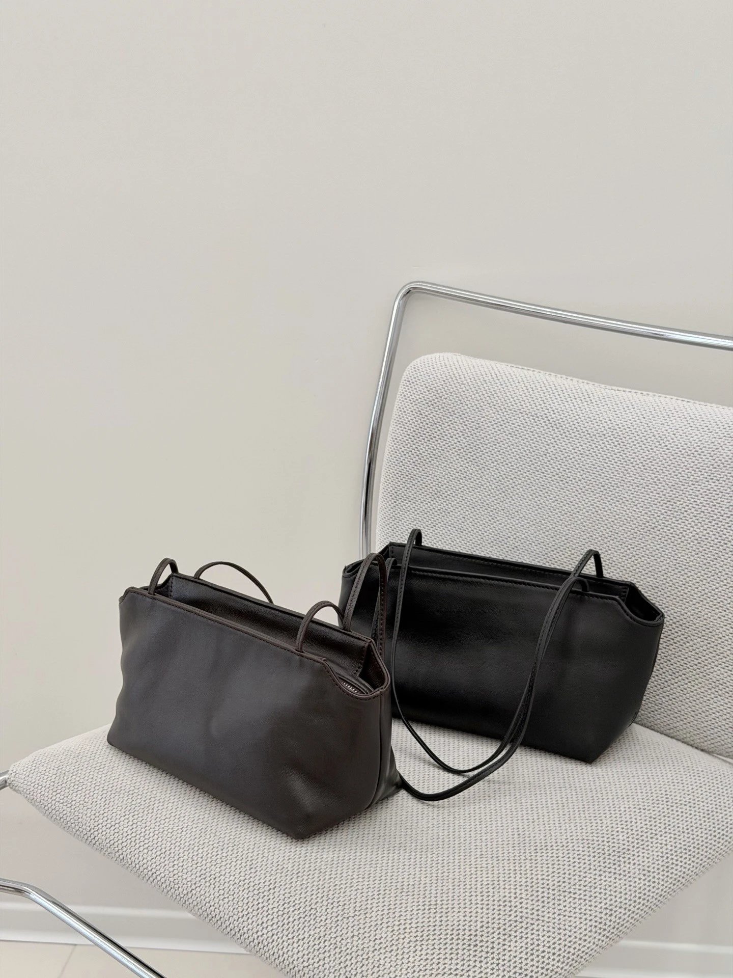 The Row Smooth Leather Tote Bag