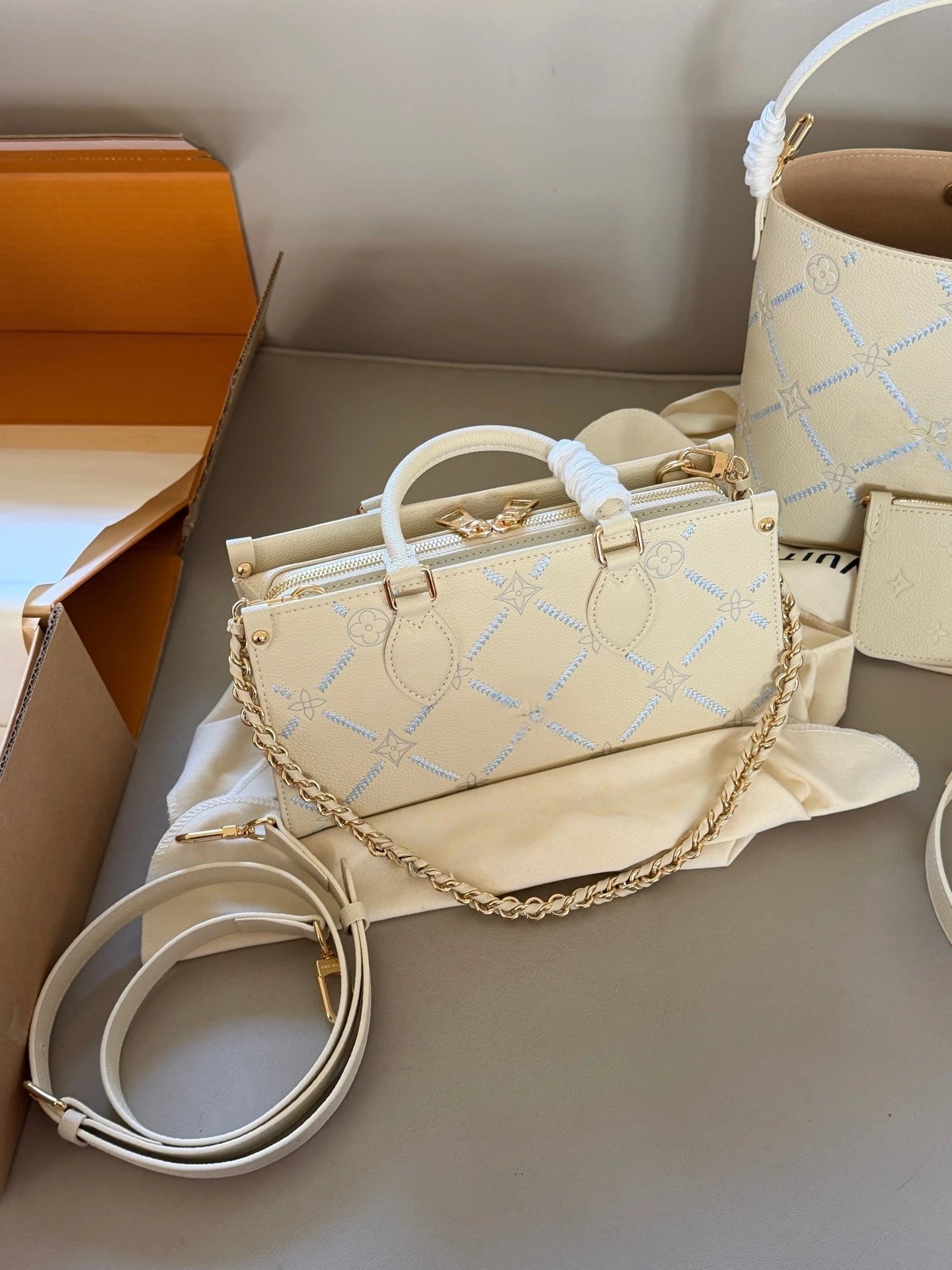Louis Vuitton OnTheGo East West Tote Bag