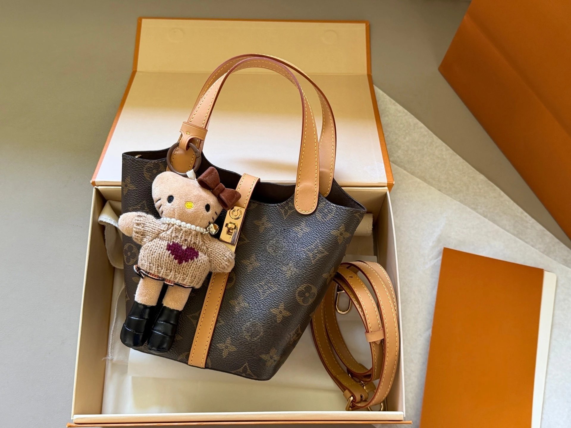 Louis Vuitton All In BB Bucket Tote Bag